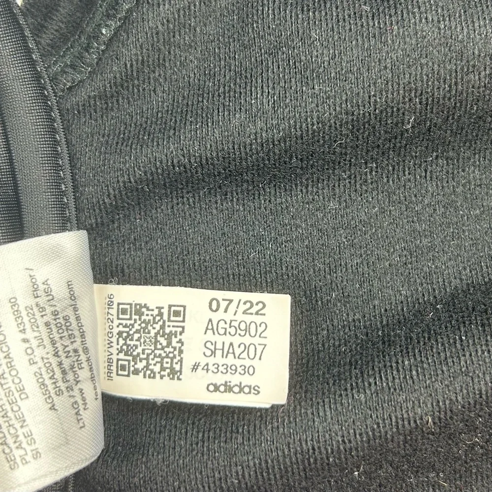Adidas Black & White Striped Track Suit 12M